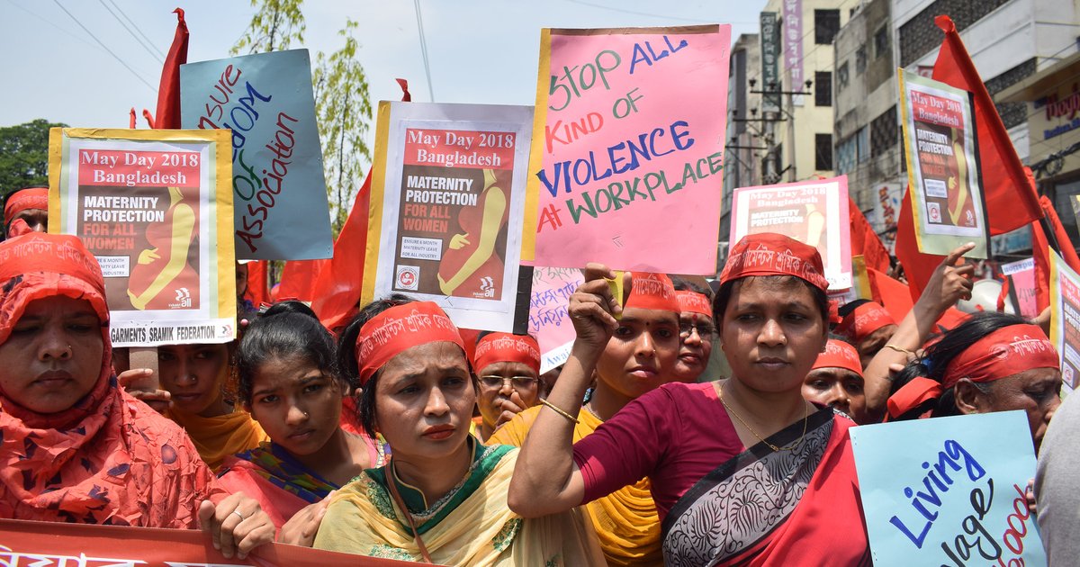 Bangladesh: Workers making clothes for international fast fashion