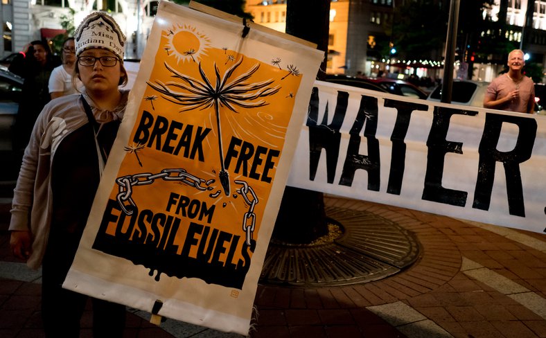 Climate protest