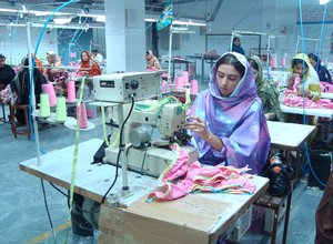 Garment workers in Pakistan