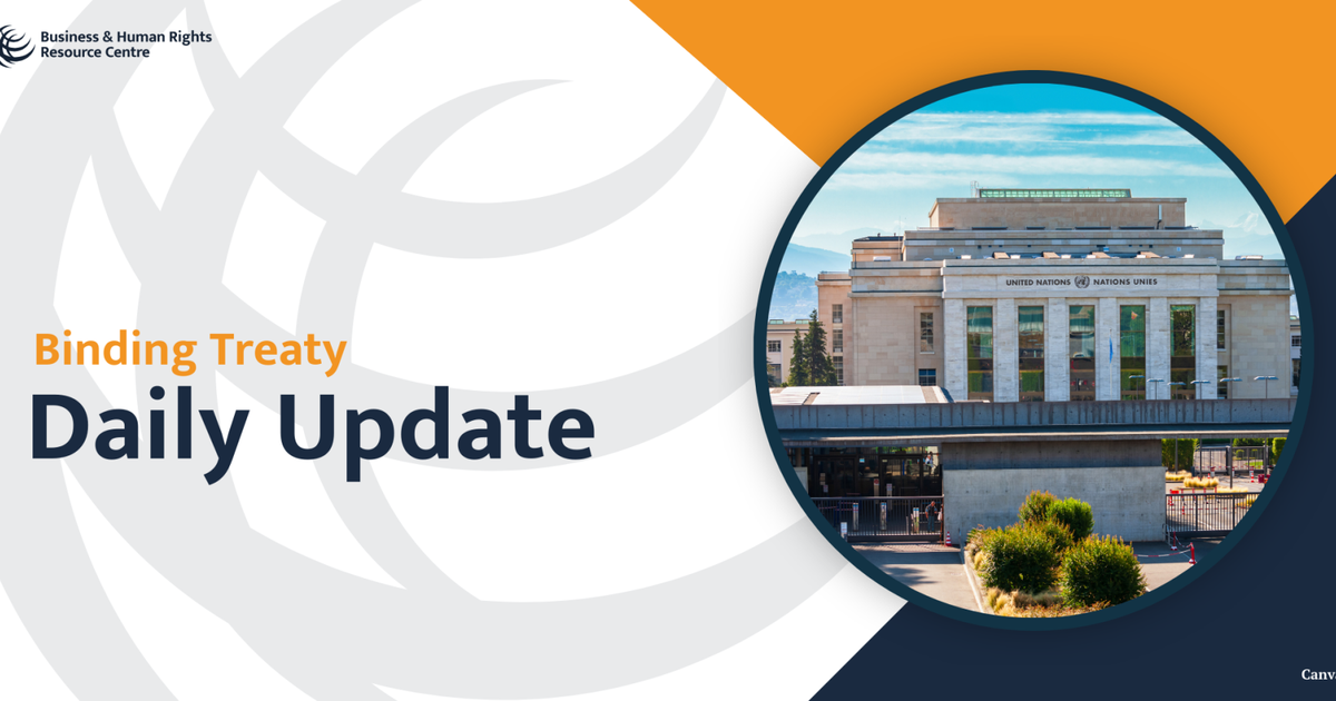 Resource Centre & Lawyers for Human Rights daily updates on 9th session ...