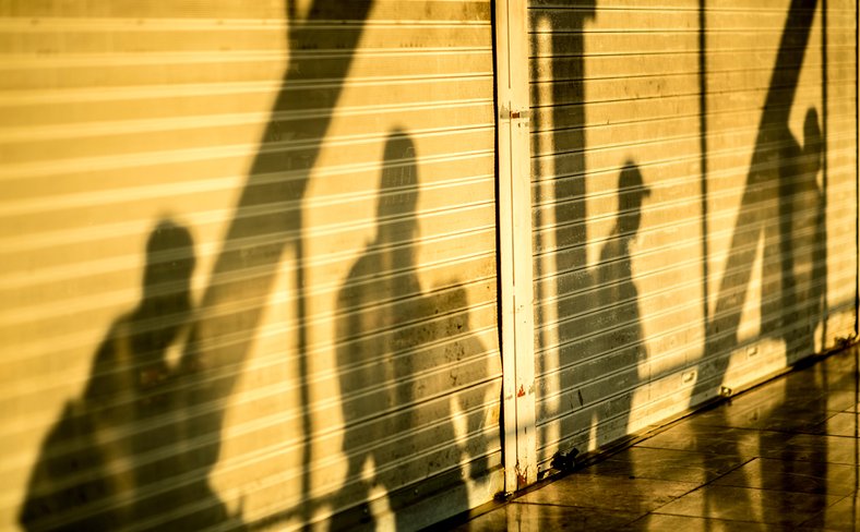 Migrant workers at Mexico City airport