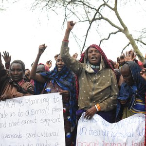 Maasai people protest evictions, Tanzania 2022