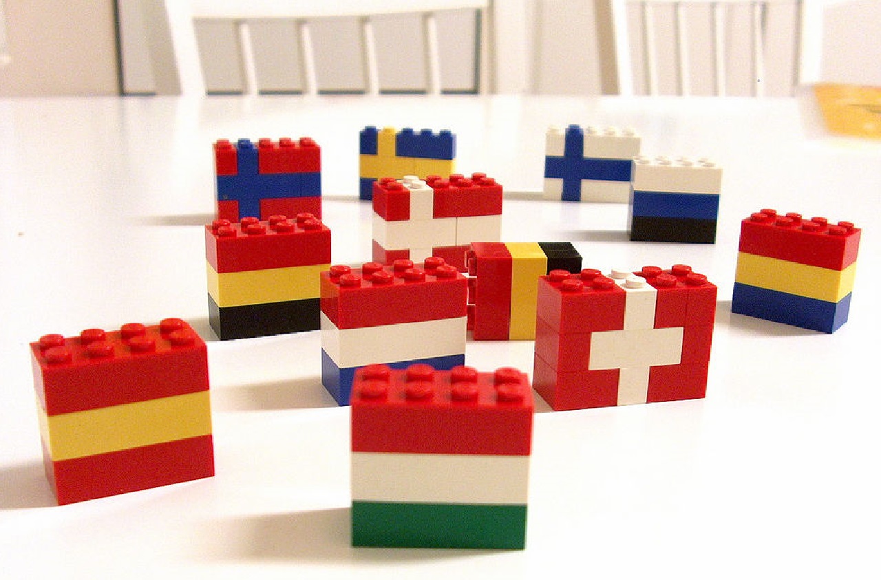 Карта россии из лего